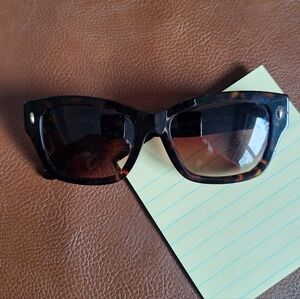 Tory Burch TY7167 Rectangular Sunglasses | Tortise - Brown Gradient